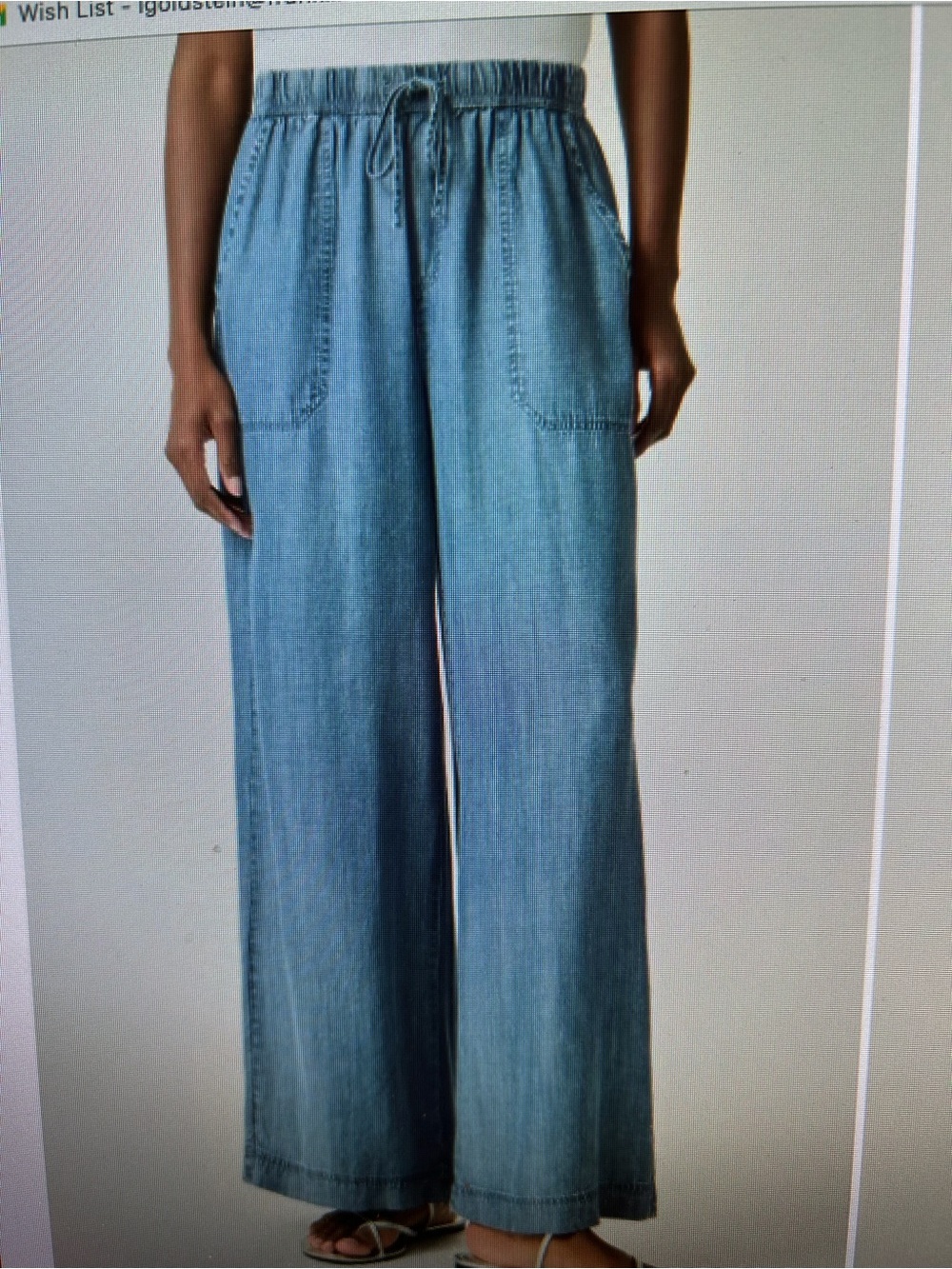 Splendid Light Blue Wide Leg Denim Jeans